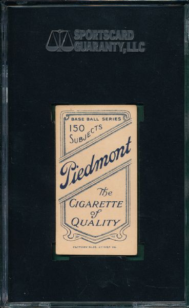1909-1911 T206 Donohue Piedmont Cigarettes SGC 40