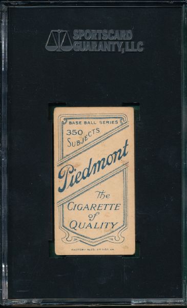 1909-1911 T206 Maloney Piedmont Cigarettes SGC 40