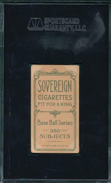 1909-1911 T206 Phelan Sovereign Cigarettes SGC 40