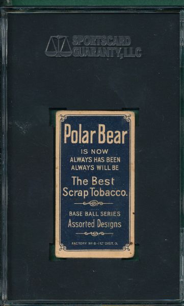 1909-1911 T206 Beck Polar Bear Tobacco SGC 40
