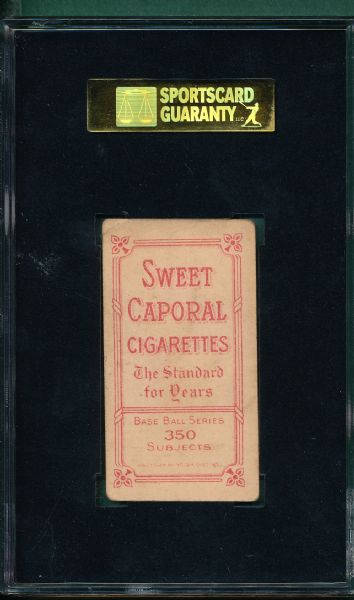 1909-1911 T206 Kleinow, NY Catching, Sweet Caporal Cigarettes SGC 40