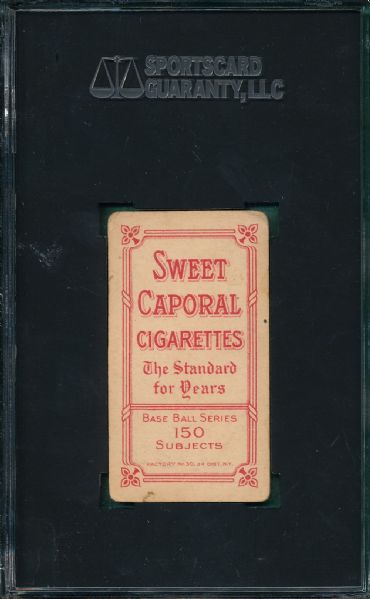 1909-1911 T206 Herzog, NY, Sweet Caporal Cigarettes SGC 40