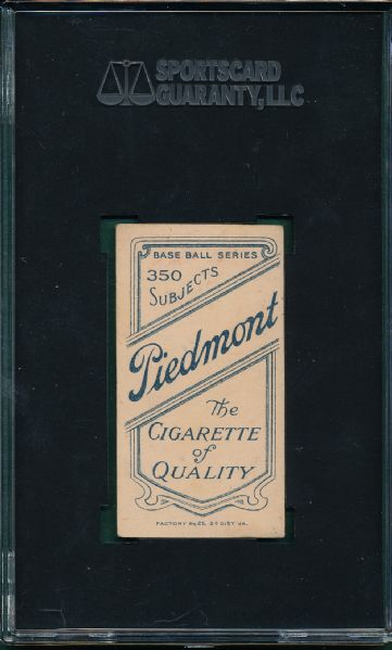 1909-1911 T206 Ames Piedmont Cigarettes SGC 40