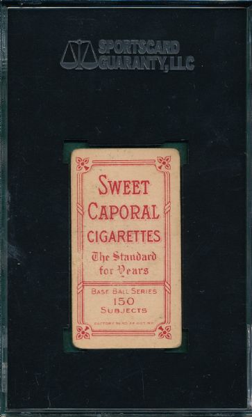 1909-1911 T206 Wallace Sweet Caporal Cigarettes SGC 40