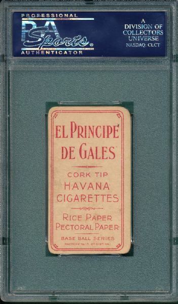 1909-1911 T206 Lundgren, Cubs, El Principe De Gales Cigarettes PSA 1.5