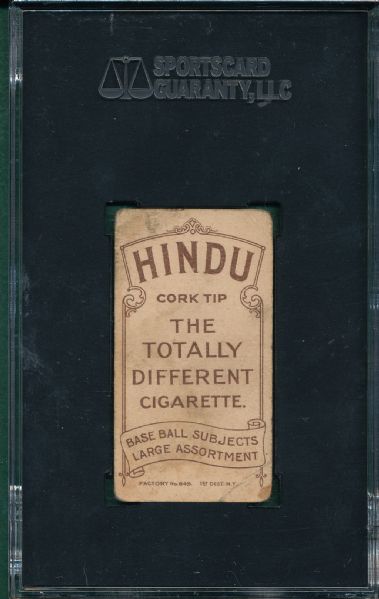 1909-1911 T206 Powell Hindu Cigarettes SGC 20