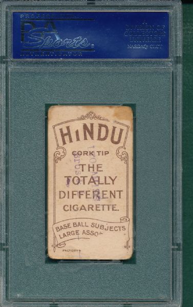 1909-1911 T206 Devlin Hindu Cigarettes PSA 1 (MK)