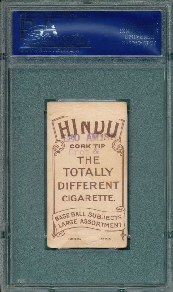 1909-1911 T206 Liebhardt Hindu Cigarettes PSA 1 (MK)