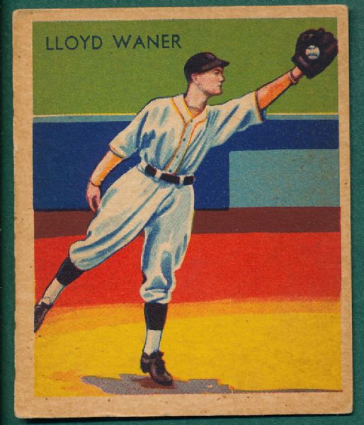 1934-36 Diamond Stars #16 L. Waner & #59 Bottomley