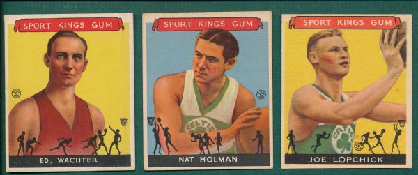 1933 Sports Kings BSKT Lot of (3)