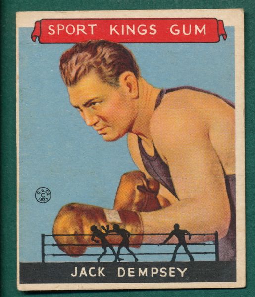 1933 Sports Kings #17 Jack Dempsey