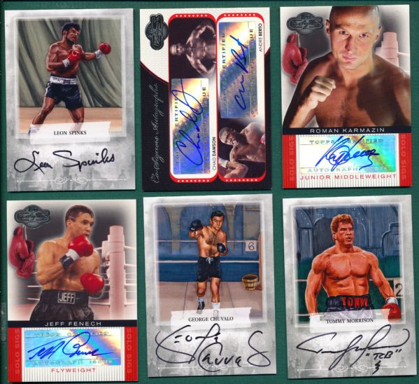 Boxing Certified Autographs Lot of (6)