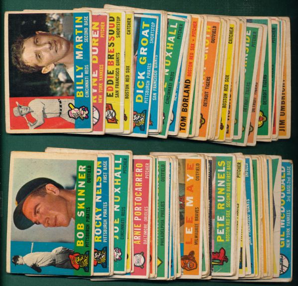 1960 Topps Lot of (81) W/ Willie Mays