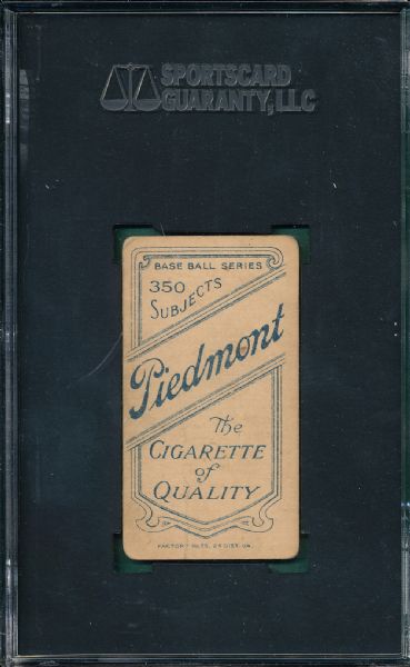 1909-1911 T206 LaFitte Piedmont Cigarettes SGC 30 *Southern League*