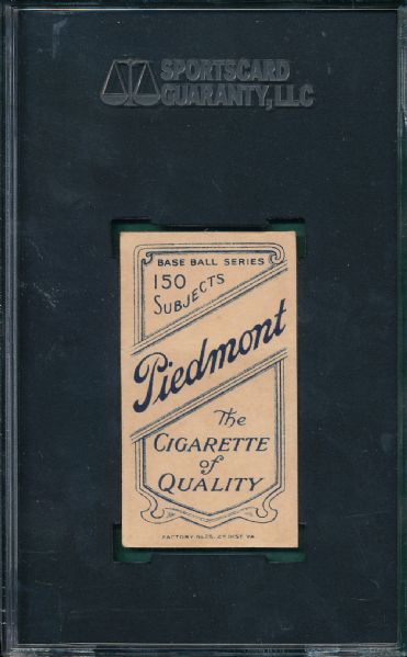 1909-1911 T206 Brown, George, Chicago, Piedmont Cigarettes SGC 30 