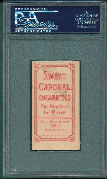 1909-1911 T206 Hartsel Sweet Caporal Cigarettes PSA 5
