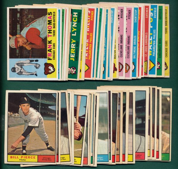 1960-61 Topps Lot of (52) W/ Bunning