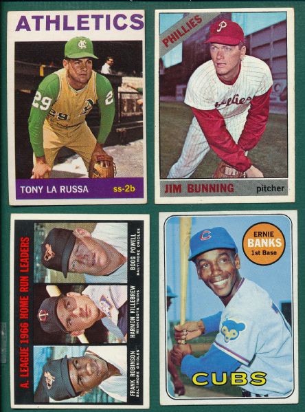 1962-74 Topps Lot of (78) W/ Bunning