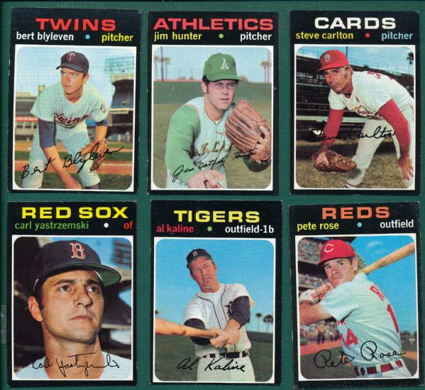 1971 Topps Lot of (262) W/ Blyleven, Rookie