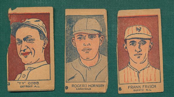 1920s W - Cards Lot of (27) W/ Cobb