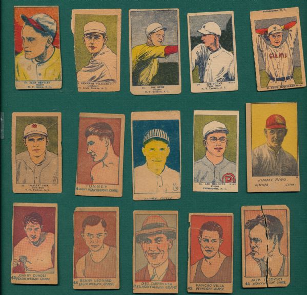 1920s W - Cards Lot of (27) W/ Cobb