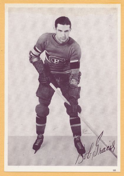 1935-40 Crown Brand Hockey Photos #108 Toe Blake