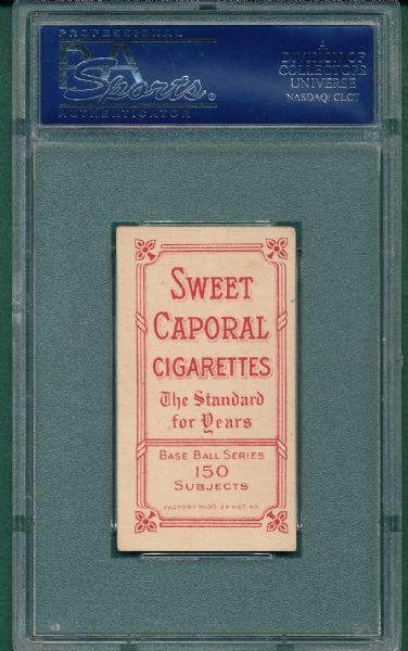 1909-1911 T206 Ames, Portrait, Sweet Caporal Cigarettes PSA 4.5