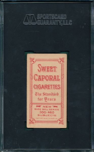 1909-1911 T206 Chase, Blue, Sweet Caporal Cigarettes SGC 60 *Factory 25*