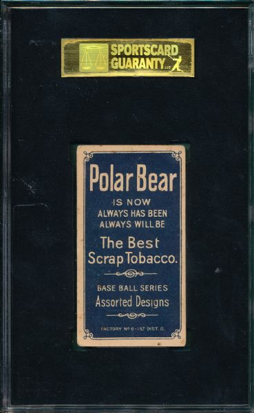 1909-1911 T206 La Porte Polar Bear Tobacco SGC 30
