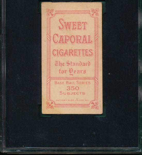 1909-1911 T206 Bell, Hands Over Head, Sweet Caporal Cigarettes SGC 40