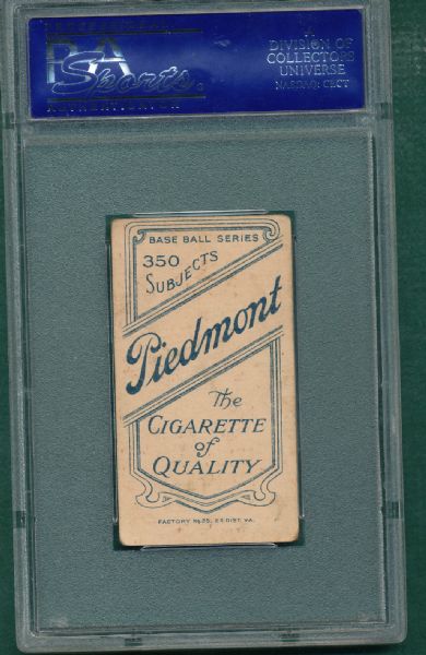 1909-1911 T206 Strang Piedmont Cigarettes PSA 3