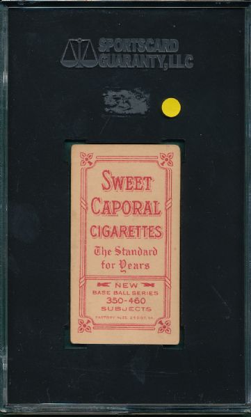1909-1911 T206 Howell, Hands at Waist, Sweet Caporal Cigarettes SGC 40 *Factory 25*