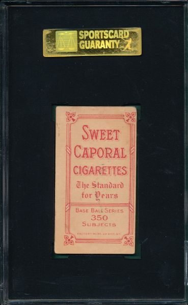 1909-1911 T206 Phelan Sweet Caporal Cigarettes SGC 40 *Factory 25*