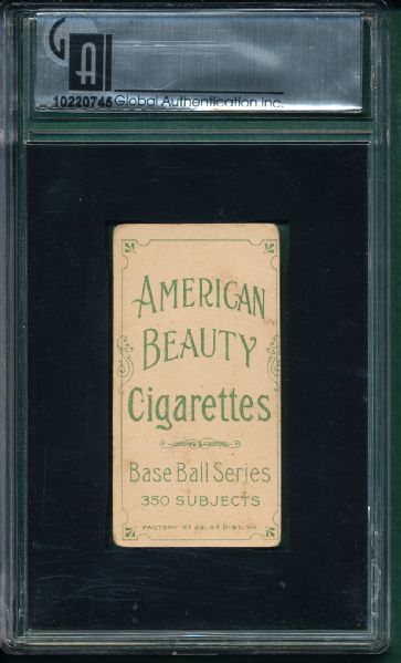 1909-1911 T206 Atz American Beauty Cigarettes GAI 2.5 *Low Pop*
