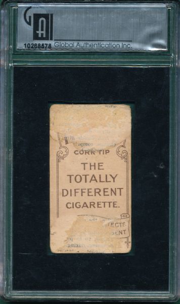 1909-1911 T206 Doyle, Larry, Throwing, Hindu Cigarettes GAI 1.5
