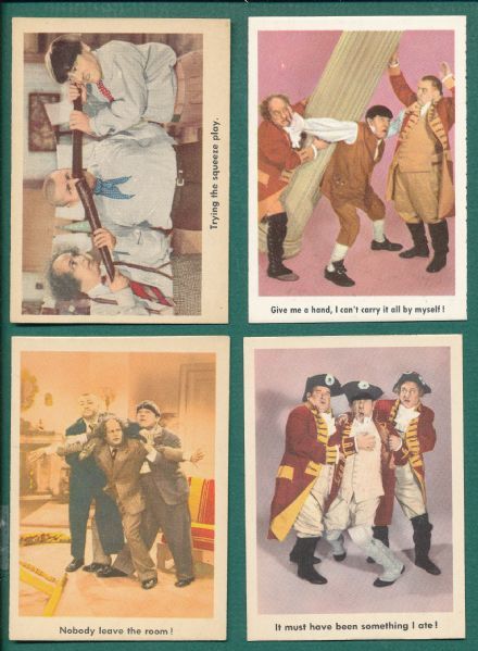 1959 Fleer 3 Stooges (12) Card Lot W/ #96 (Last Card)