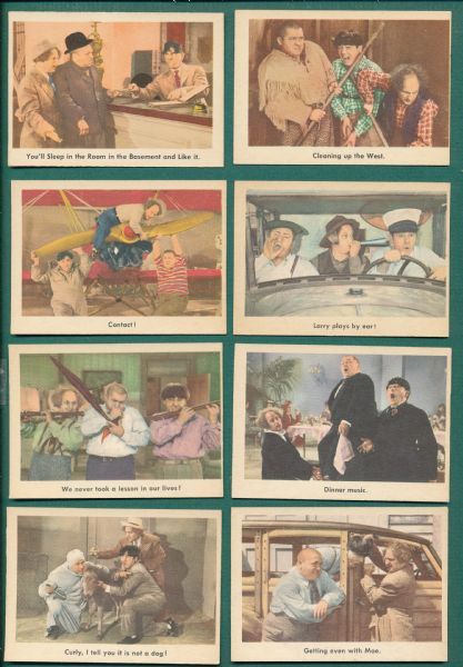 1959 Fleer 3 Stooges (12) Card Lot W/ #96 (Last Card)