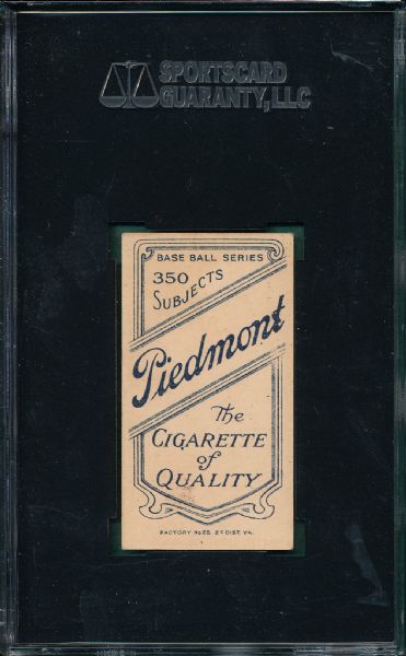 1909-1911 T206 Arellanes Piedmont Cigarettes SGC 60