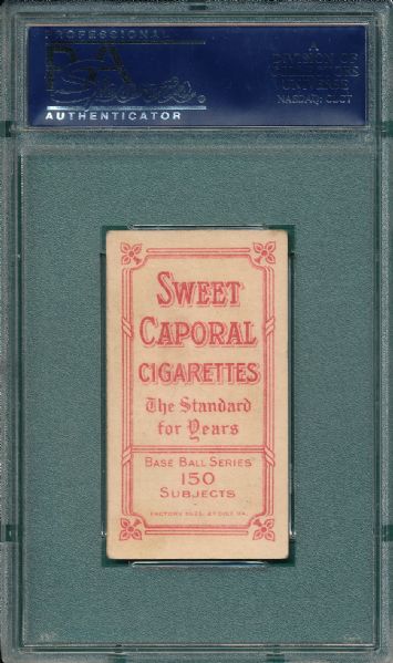 1909-1911 T206 Ewing Sweet Caporal Cigarettes PSA 2 *Factory 25*