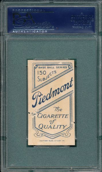 1909-1911 T206 Davis, George, Piedmont Cigarettes PSA 1 *Presents Better*