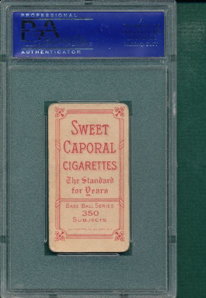 1909-1911 T206 Adkins Sweet Caporal Cigarettes PSA 1
