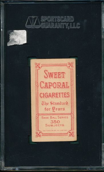 1909-1911 T206 Armbruster Sweet Caporal Cigarettes SGC 50