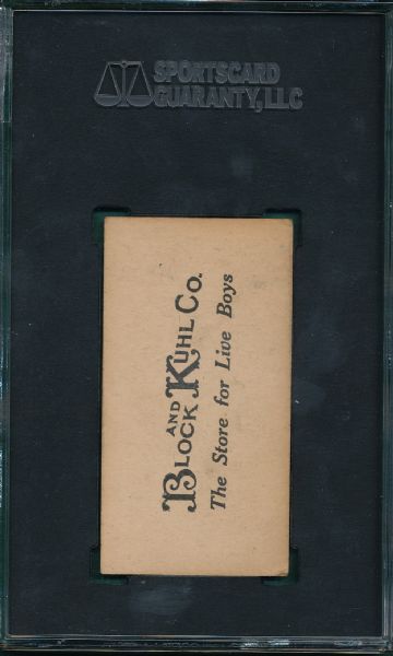 1916 Block & Kuhl Co. #135 Steve O'Neil SGC 40