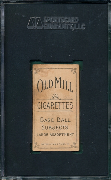 1909-1911 T206 Atz Old Mill Cigarettes SGC 55