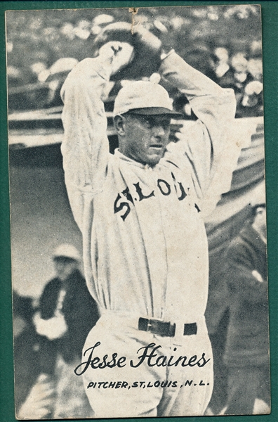 1921 Exhibits Jesse Haines *Rookie*