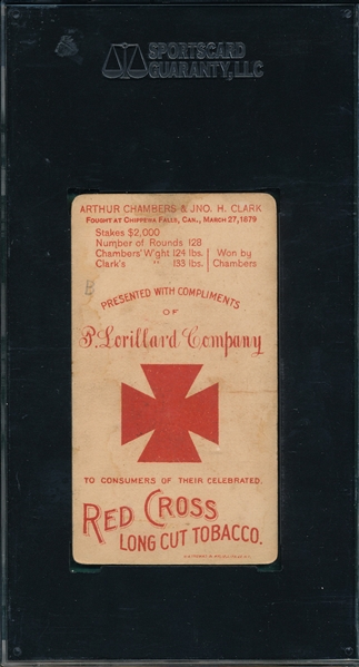 1893 N266 Chambers/Clark Red Cross Tobacco SGC 30