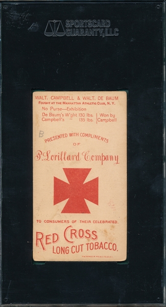 1893 N266 DeBaum/Campbell Red Cross Tobacco SGC 30