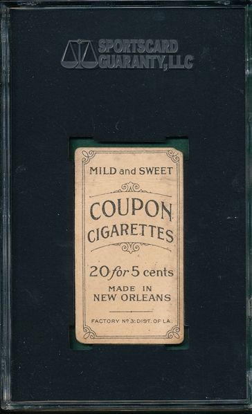 1914 T213-2 Marquard, Brooklyn, No NY, Coupon Cigarettes SGC 20