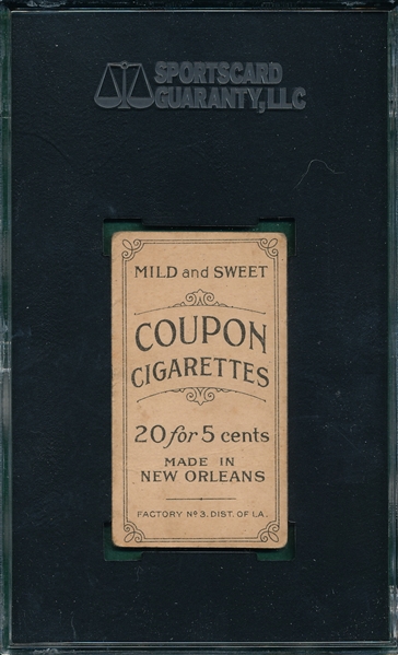 1914 T213-2 Murray, Kansas City, Coupon Cigarettes SGC 20 *Federal League*