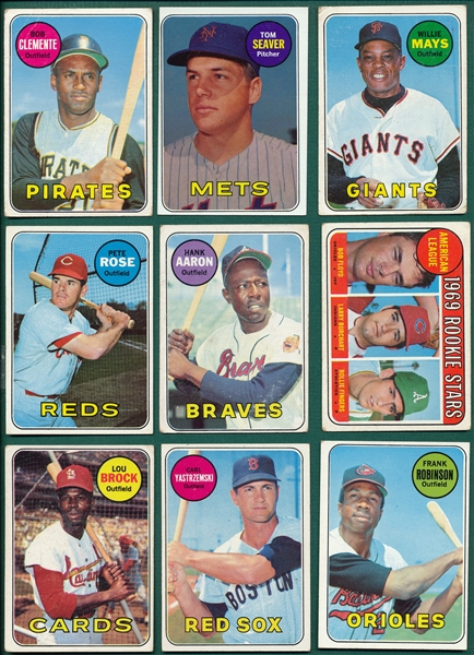 1969 Topps Baseball Complete Set (664) *Reggie Jackson Rookie*